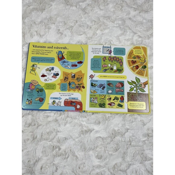 Usborne Look Inside What Happens When You Eat (Board Book) - Picture 2 of 3